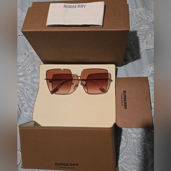 Burberry Rose Gold & Pink Womens Sunglasses Style DaphneModel code BE3133 133 - Picture 4 of 14